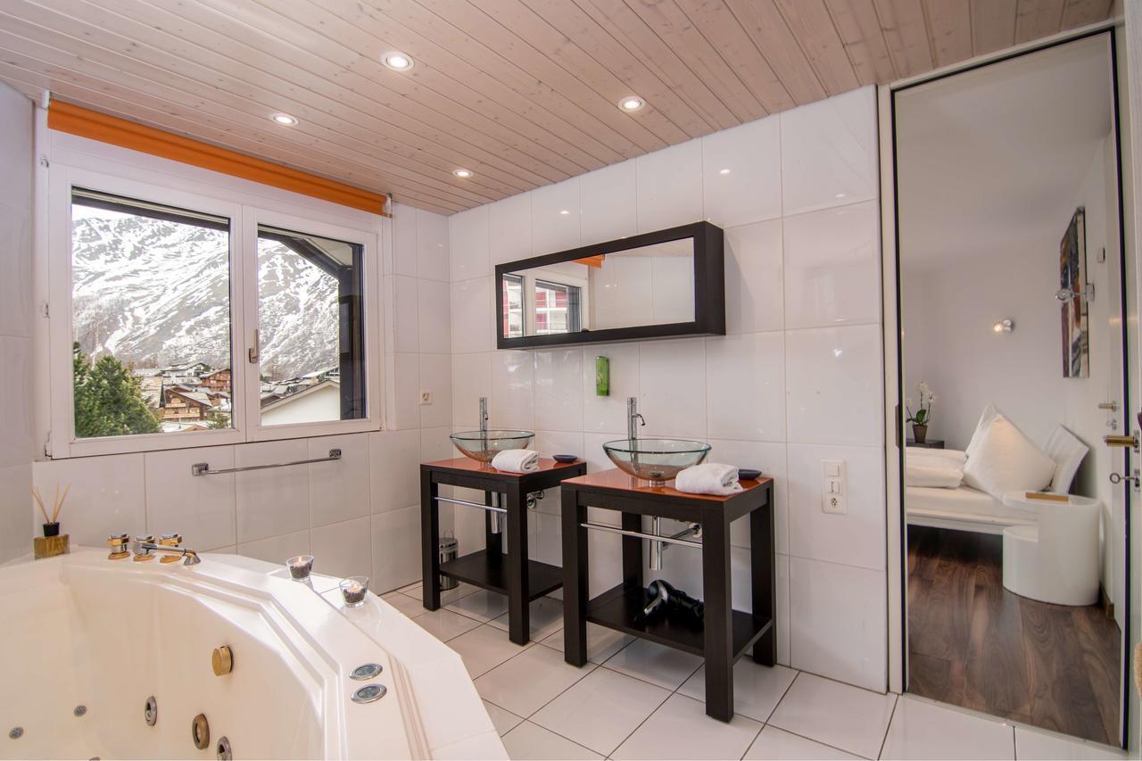 Haus Allegra Saas-Fee Bagian luar foto